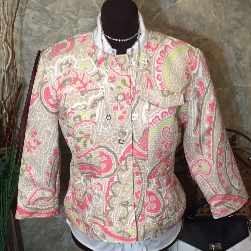 Palm Pattern Jacket